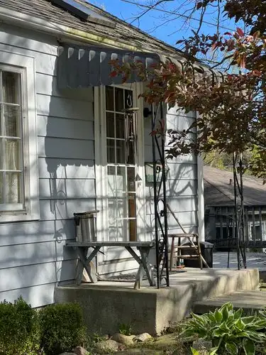 Sun-drenched moments on a charming, quiet porch.